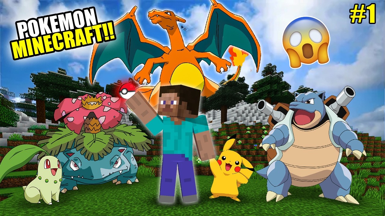 Minecraft but We Can Have Pokemons 😱