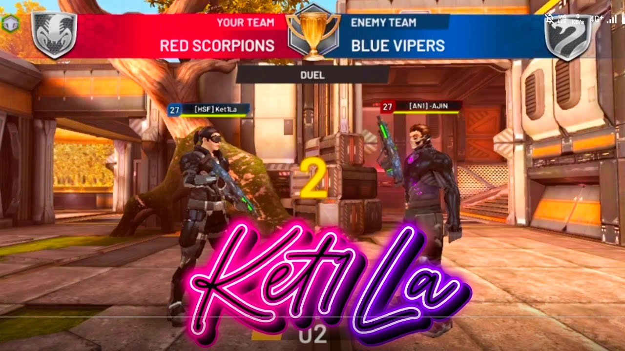 Shadowgun Legends: duel against [HSF] Ket1La