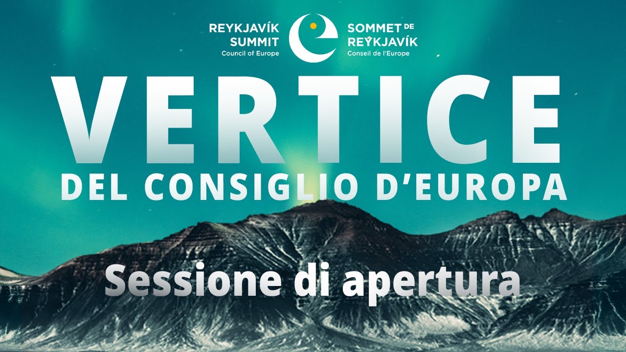 Council of Europe Summit - Opening Session (Italian)