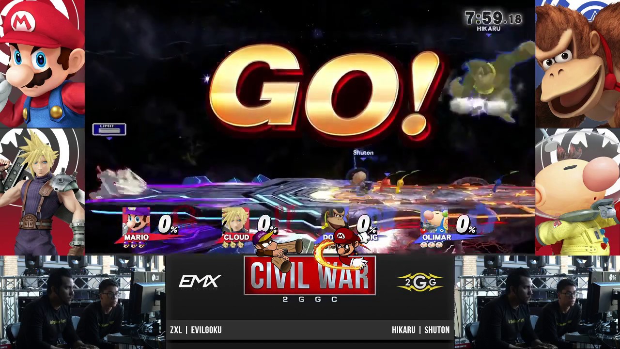2GGC: Civil War - ZXL + EvilGoku Vs. Hikaru + Shuton Winners Pools