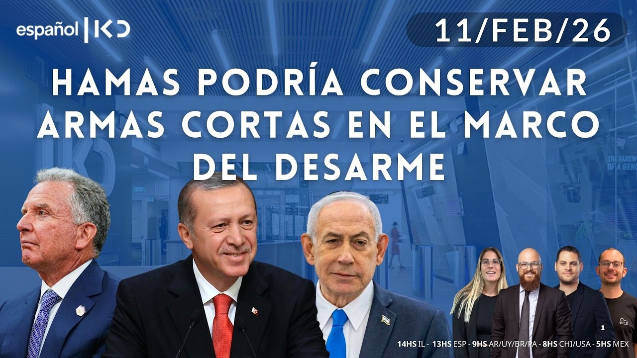 11-2 | Kan en Español | HAMAS PODRÍA CONSERVAR ARMAS CORTAS EN EL MARCO DEL DESARME