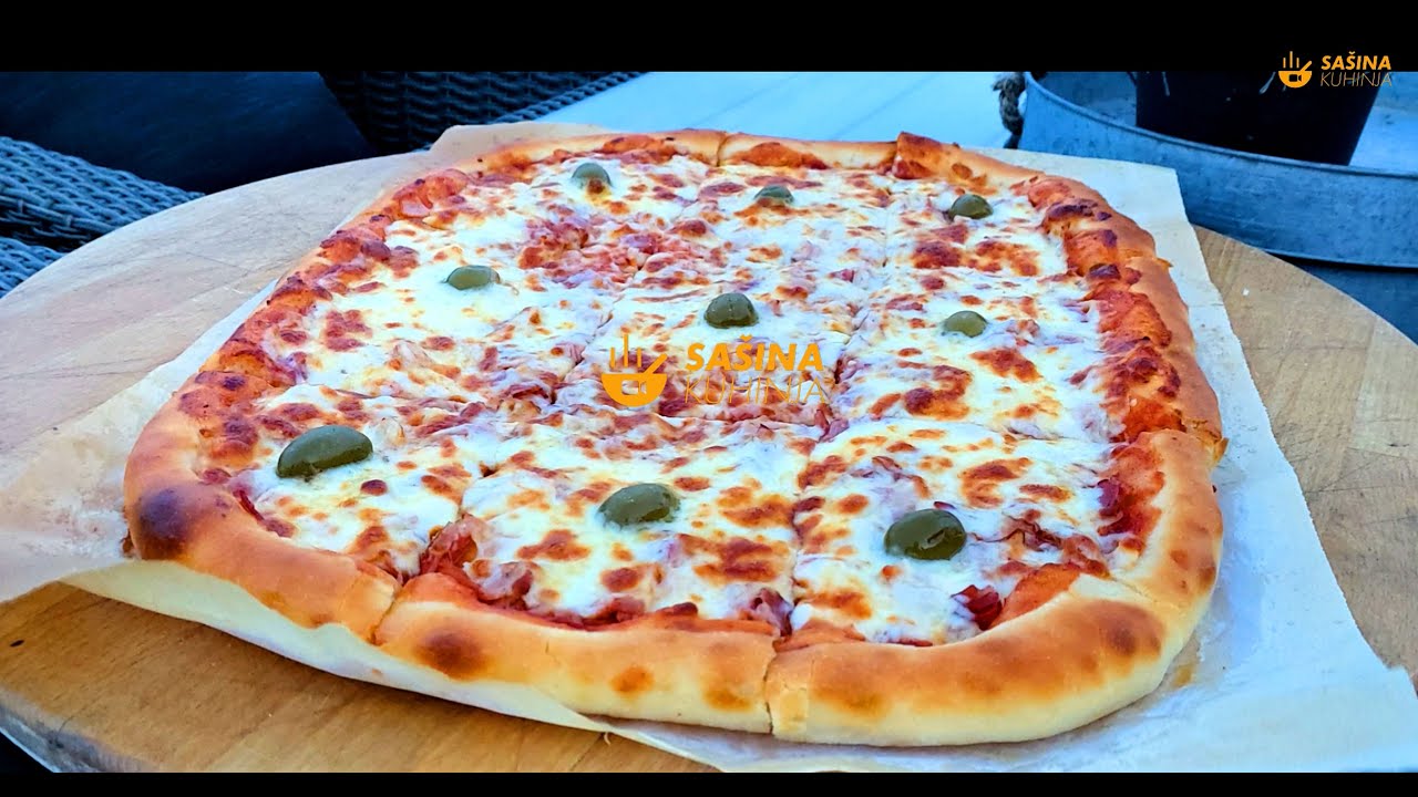 Domaća pica najbolji recept Best Homemade Pizza Recipe
