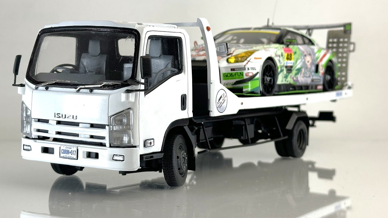 How to Build a Miniature Isuzu Elf Tow Truck [FULL BUILD] ZoomOn models