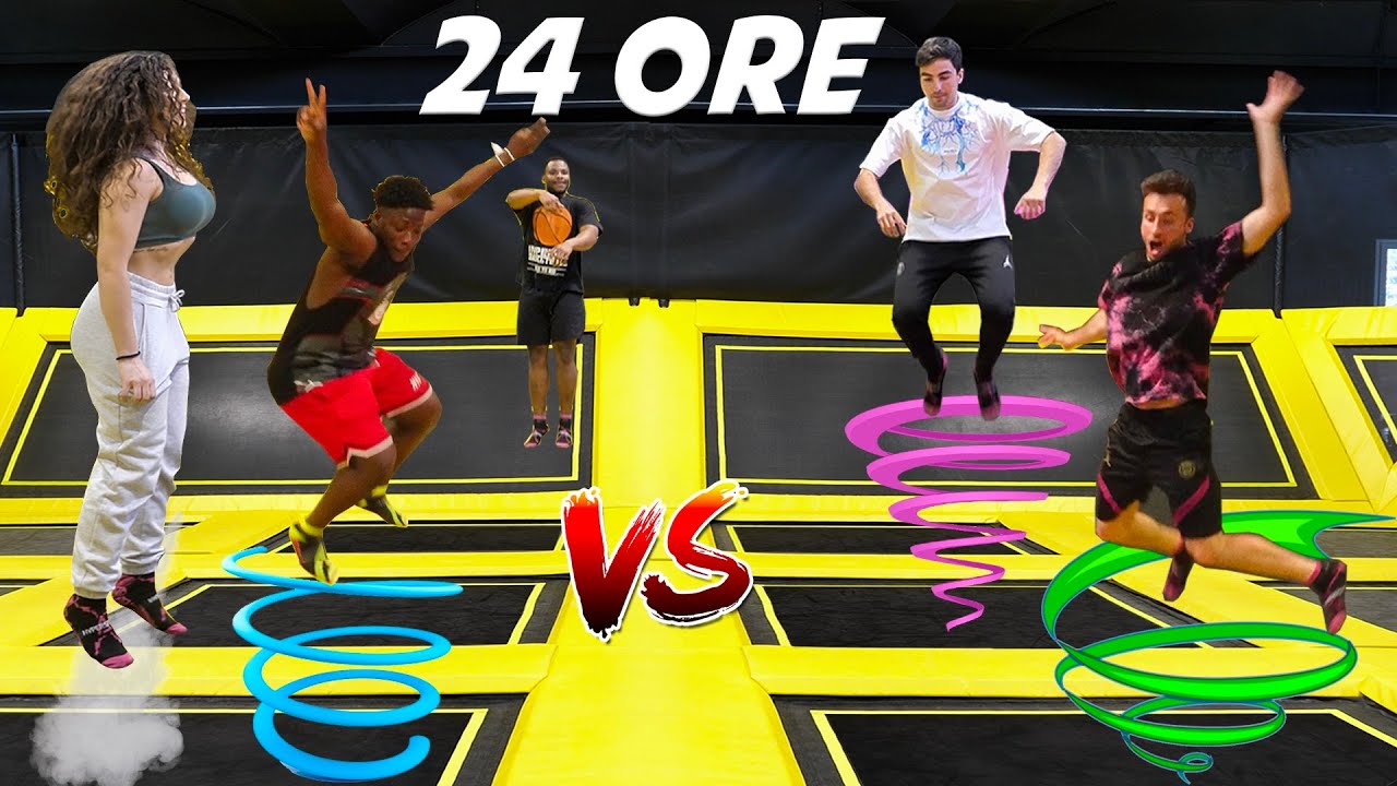 L'ULTIMO che SMETTE di SALTARE vince 200€!! *Neri VS Bianchi*