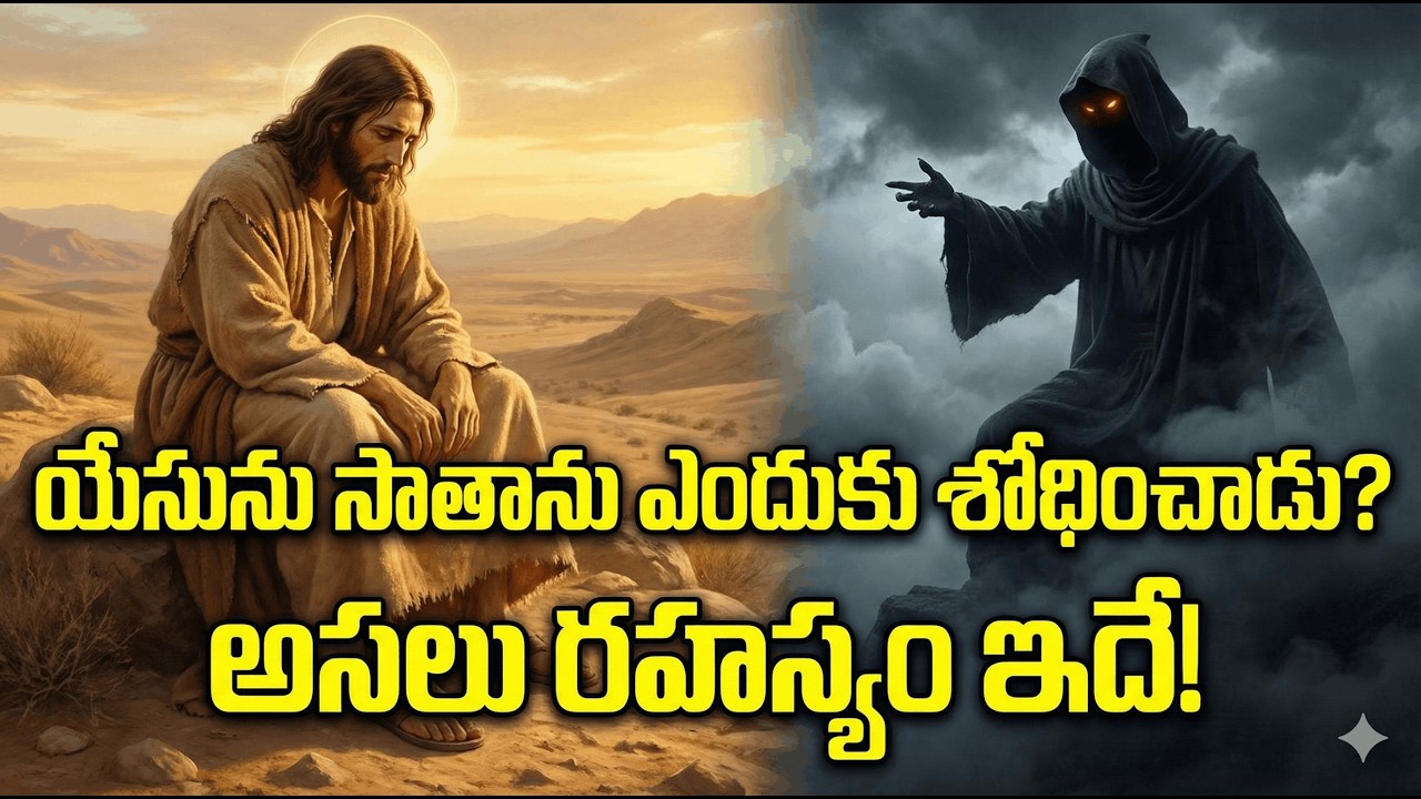 యేసును సాతాను ఎందుకు శోధించాడు? అసలు రహస్యం ఇదే!(LENT DAYS)