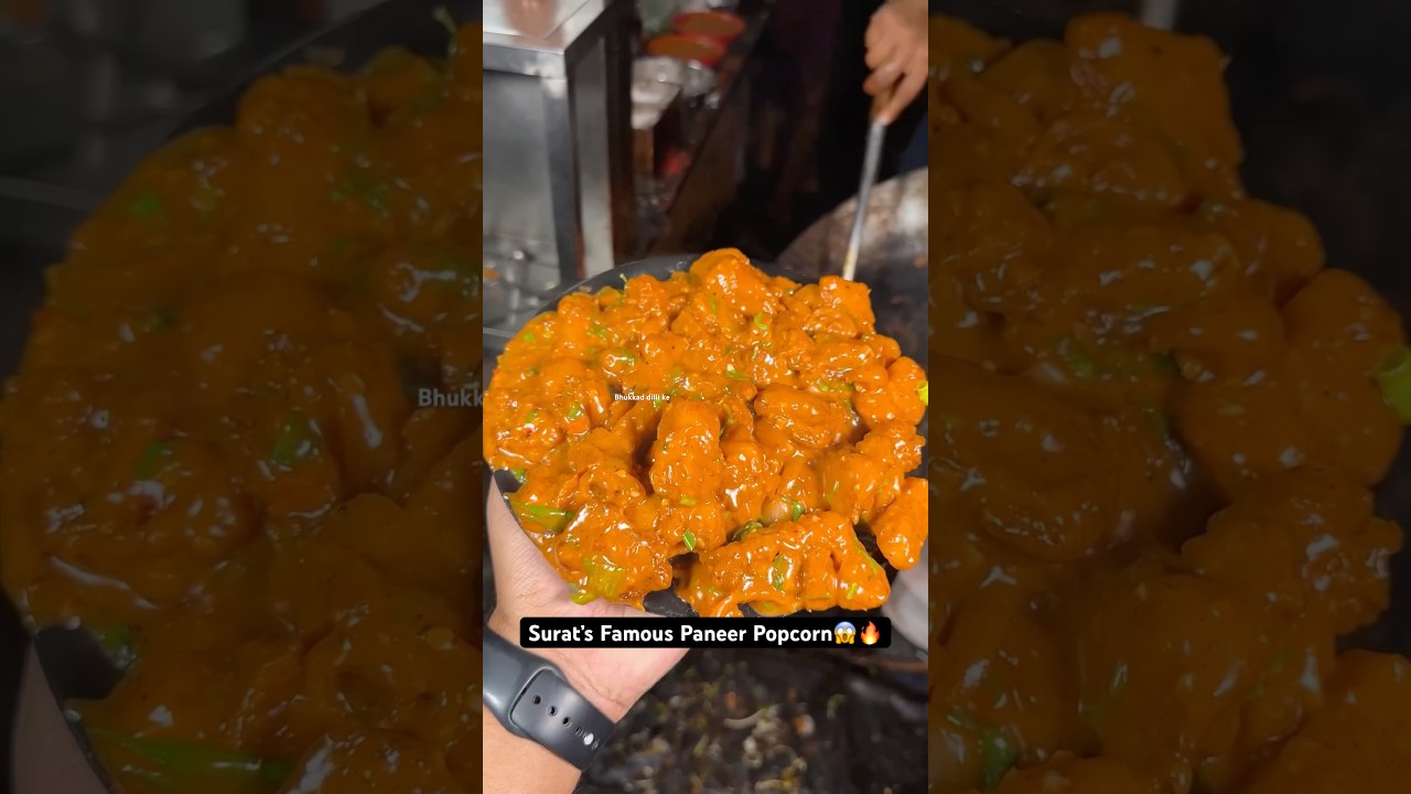 Surat&rsquo;s Famous Paneer Popcorn😱🔥|| Indian Street Food
