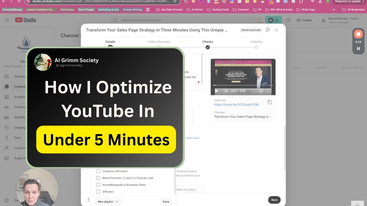 Complete YouTube optimization in under 5 minutes with this AI Grimm workflow