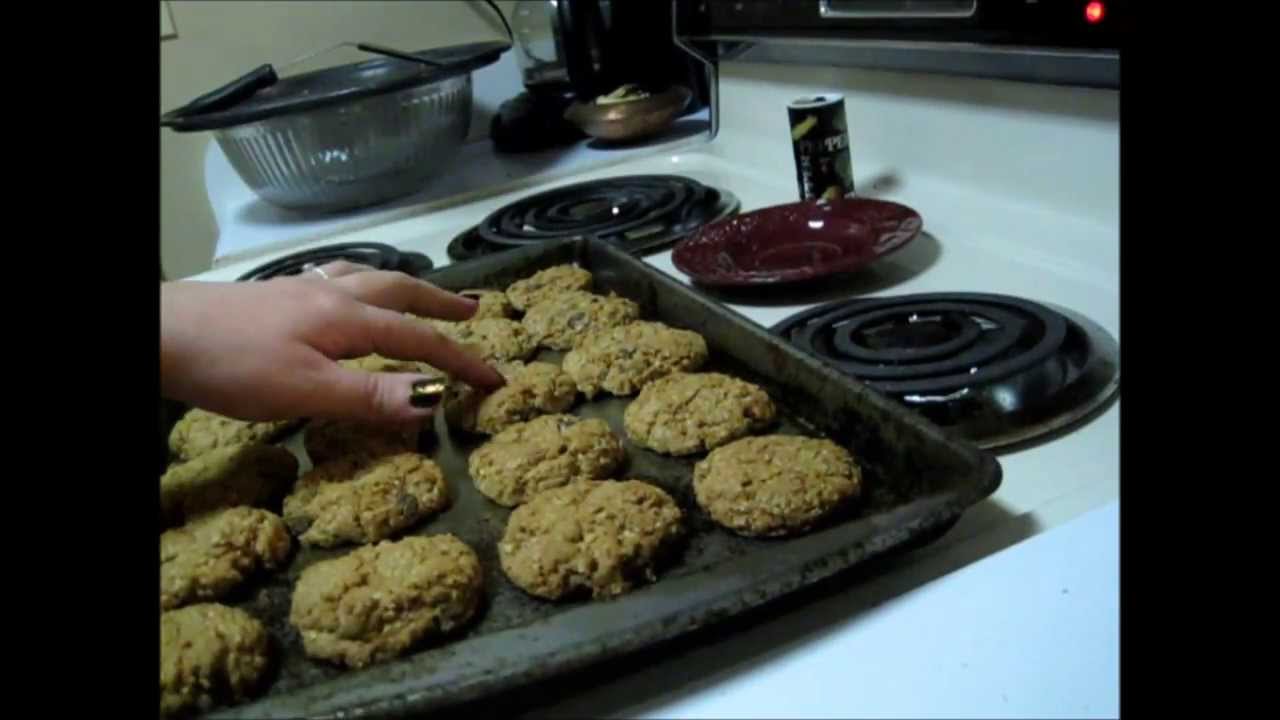 ASMR Baking Oatmeal Chocolate Chip Cookies (whispered)