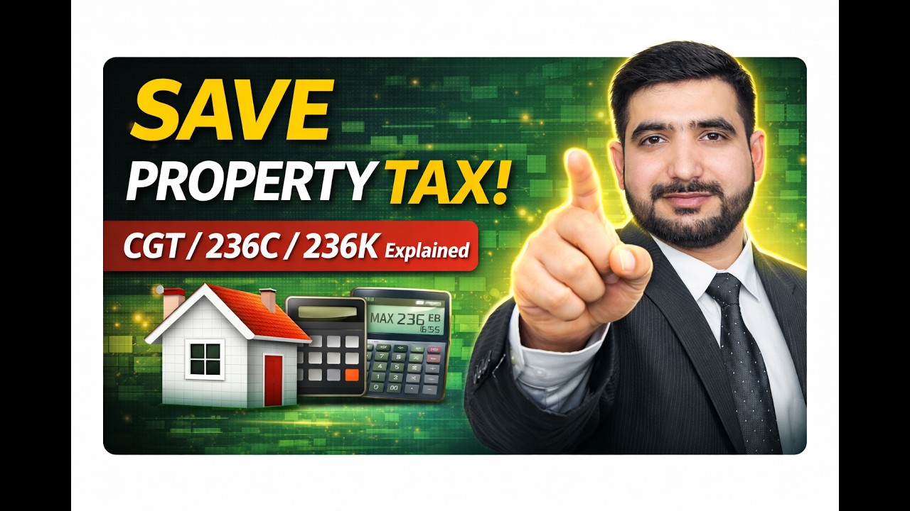 Pakistan Property Tax Explained 2026 | CGT, Section 236K & 236C + Inheritance Tax