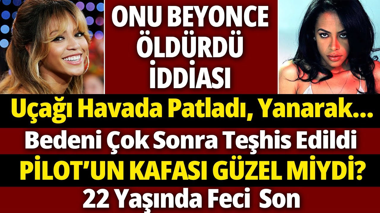 Dünya Starı AALİYAH ve Trajik Sonu | Uçağı Havada Patladı ve Düştü | Yanan Bedeni Tanınmaz Haldeydi