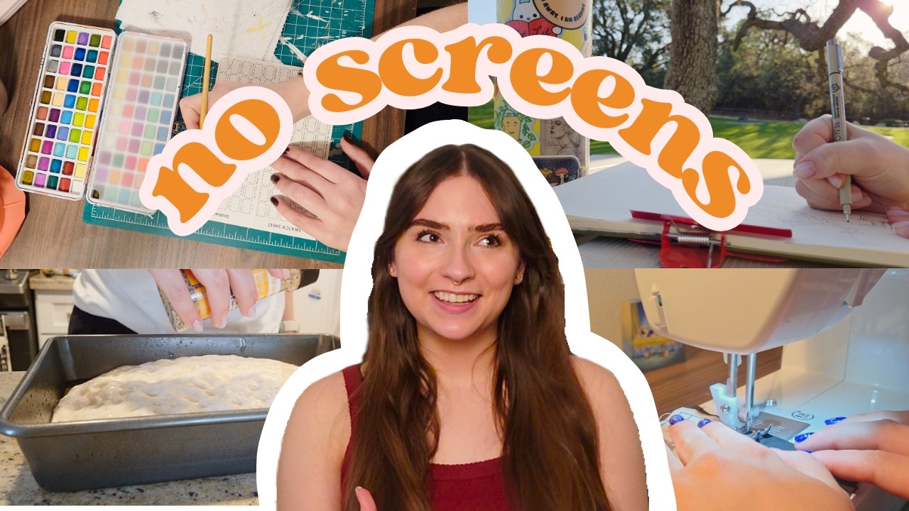 My favorite cozy hobbies for a screen-free life🕯️📚
