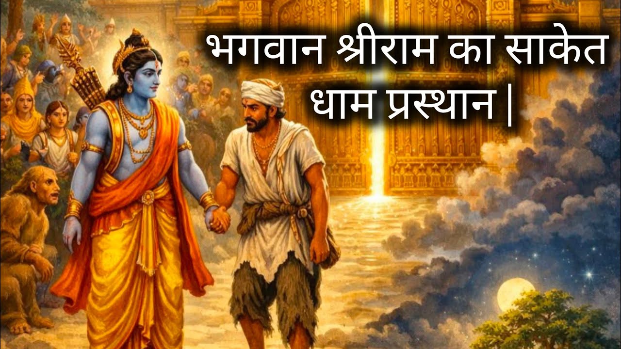भगवान श्रीराम का साकेत धाम प्रस्थान | रामलीला का दिव्य अंत | Ramayan Katha Hindi