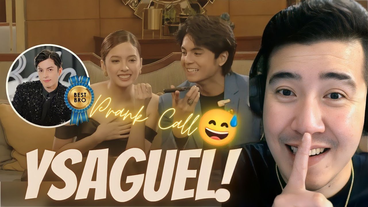 [REACTION]  YSAGUEL | Ysabel and Miguel prank LA AguinaldoYSAGUEL PRANK