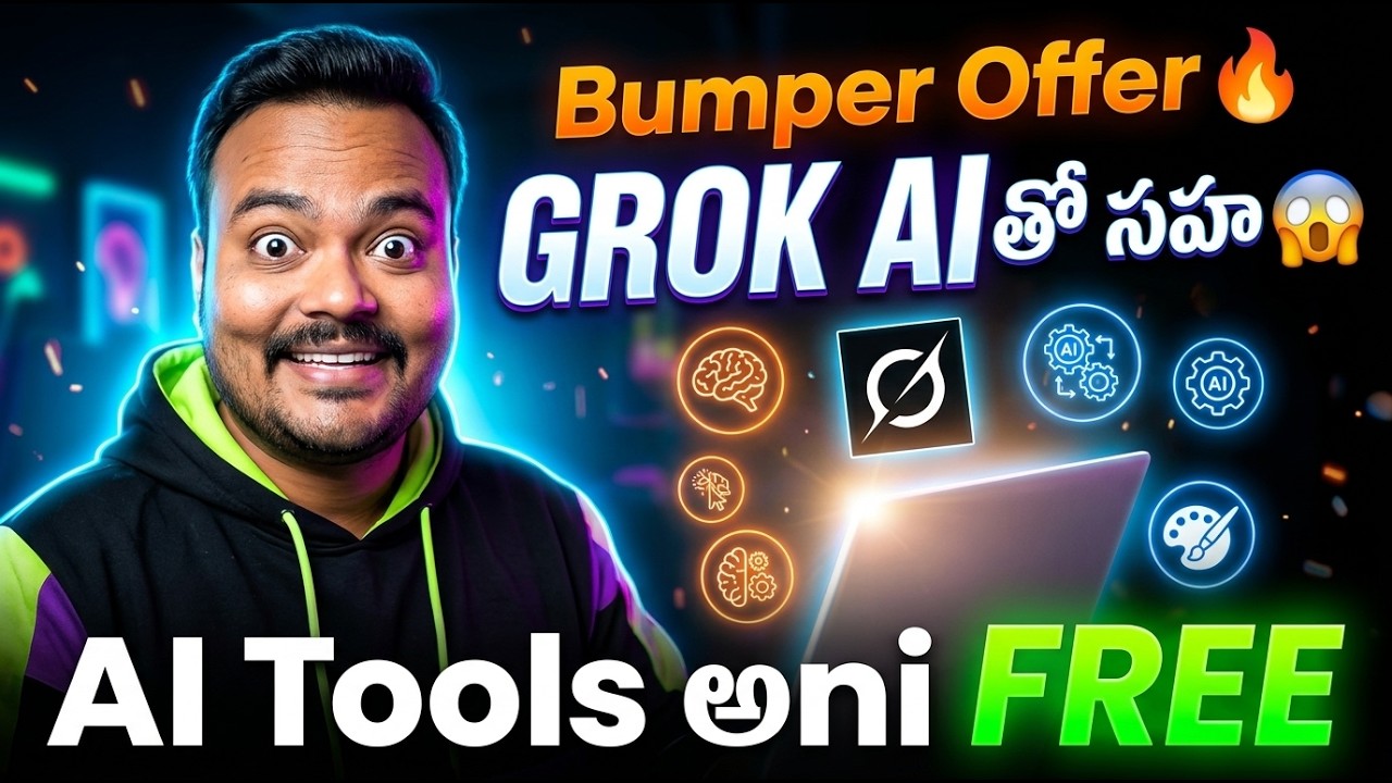 FREE Unlimited Top AI Models🔥 Grok + All Paid Models FREE Ga Use Cheyachu! | AI TammduTelugu