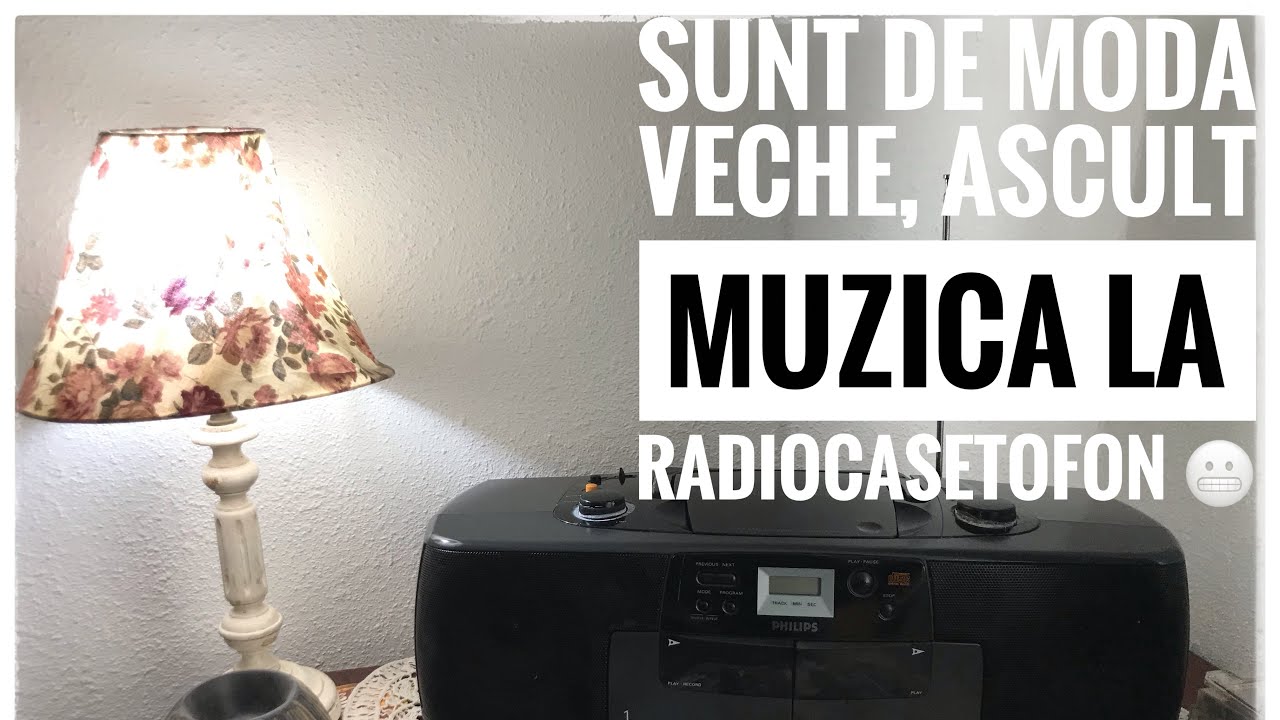 Sunt de moda veche, ascult muzica la radiocasetofon cu cd 😁🎼♥️