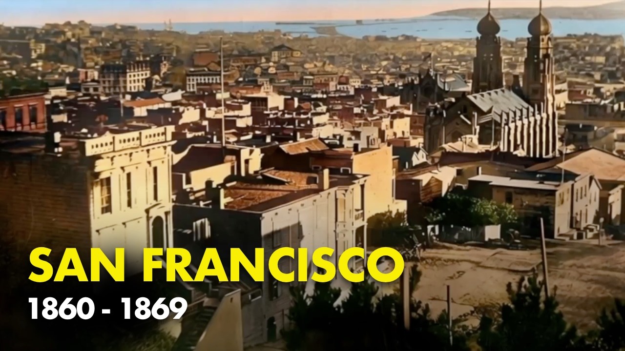 San Francisco In The 1860s 🇺🇸 In Color | AI Reconstruction With Reanimated Photos