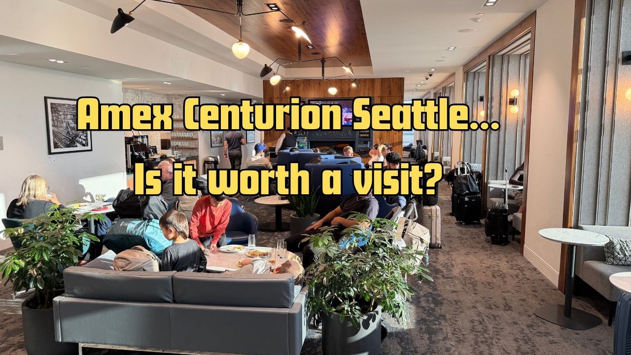 Centurion Lounge Vibes in Seattle