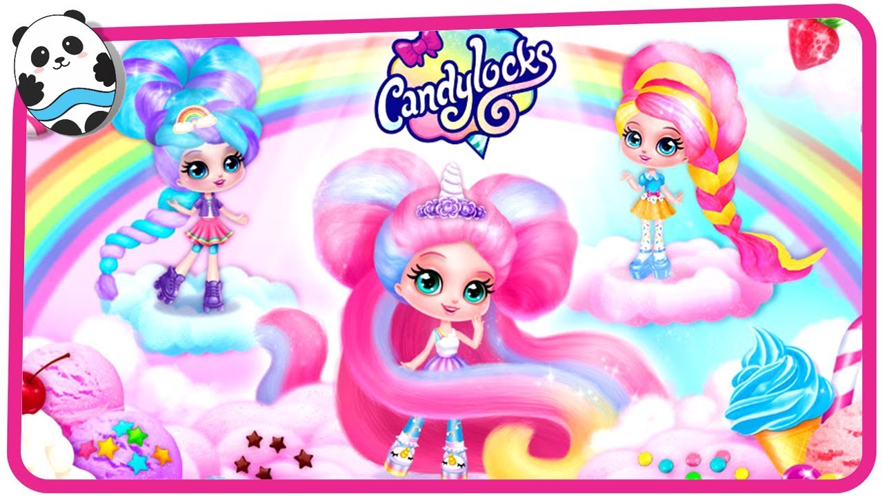 Candylocks Hair Salon - Style Cotton Candy Hair - Fun Hair Styling & Makeup Games for Kids