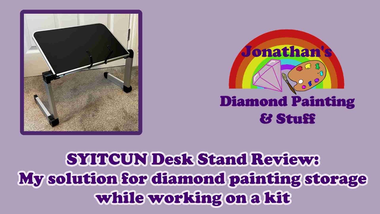 SYITCUN Desk Stand Review | My Solution for Diamond Painting Storage whilst working on a kit