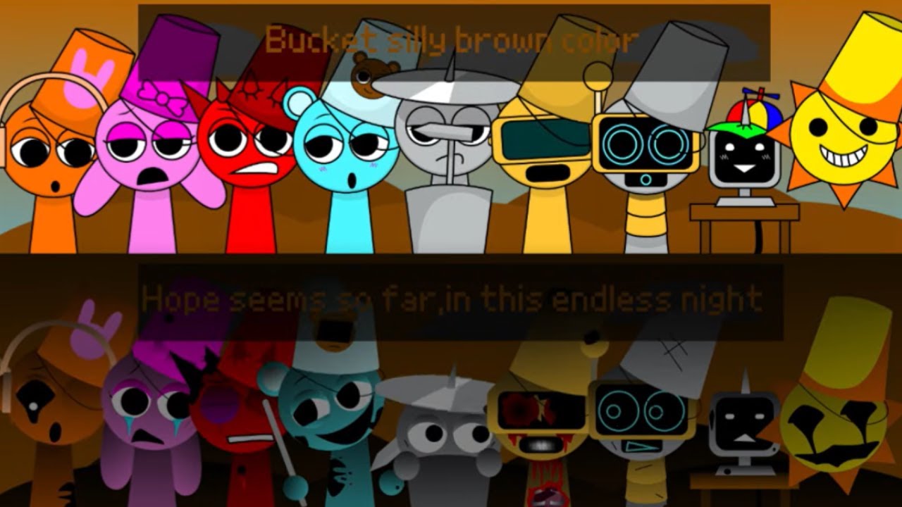 Sprunki But They All Has Brud's Bucket🤎🪣incredibox sprunki animation
