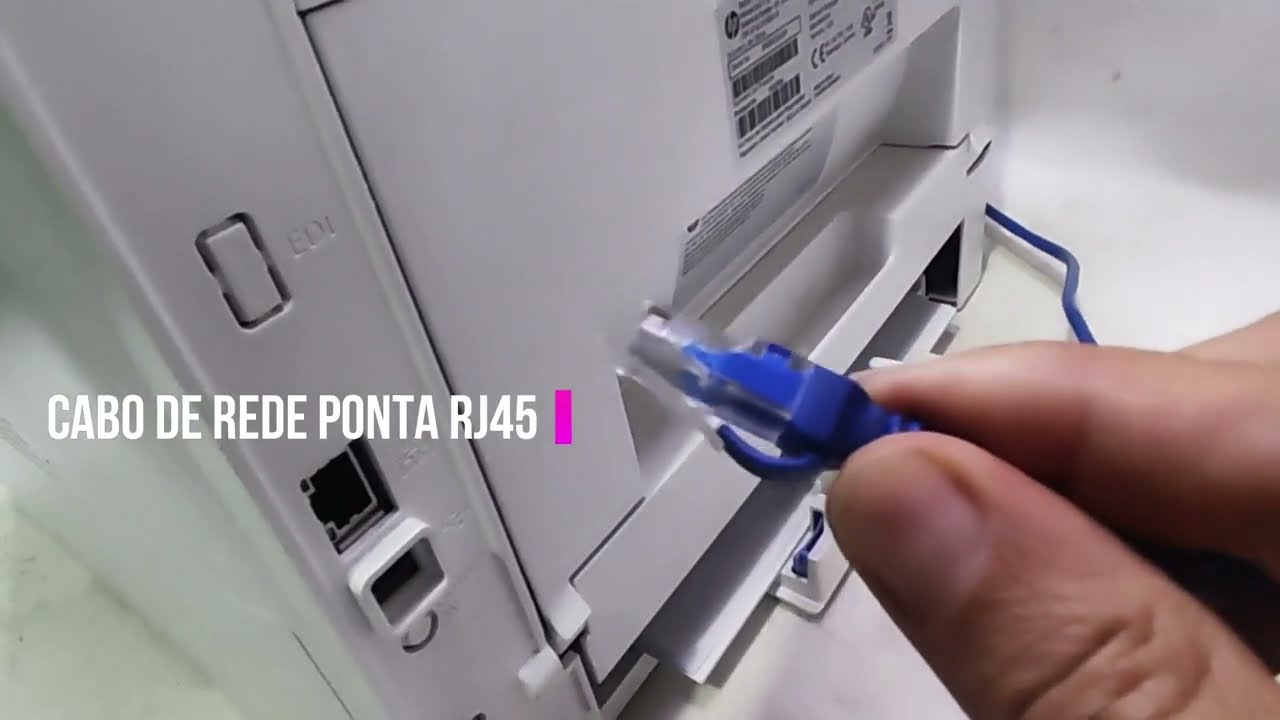 Como fazer a instalação da impressora HP LASER M408DN,408DN na rede - identificação do IP DHCP.