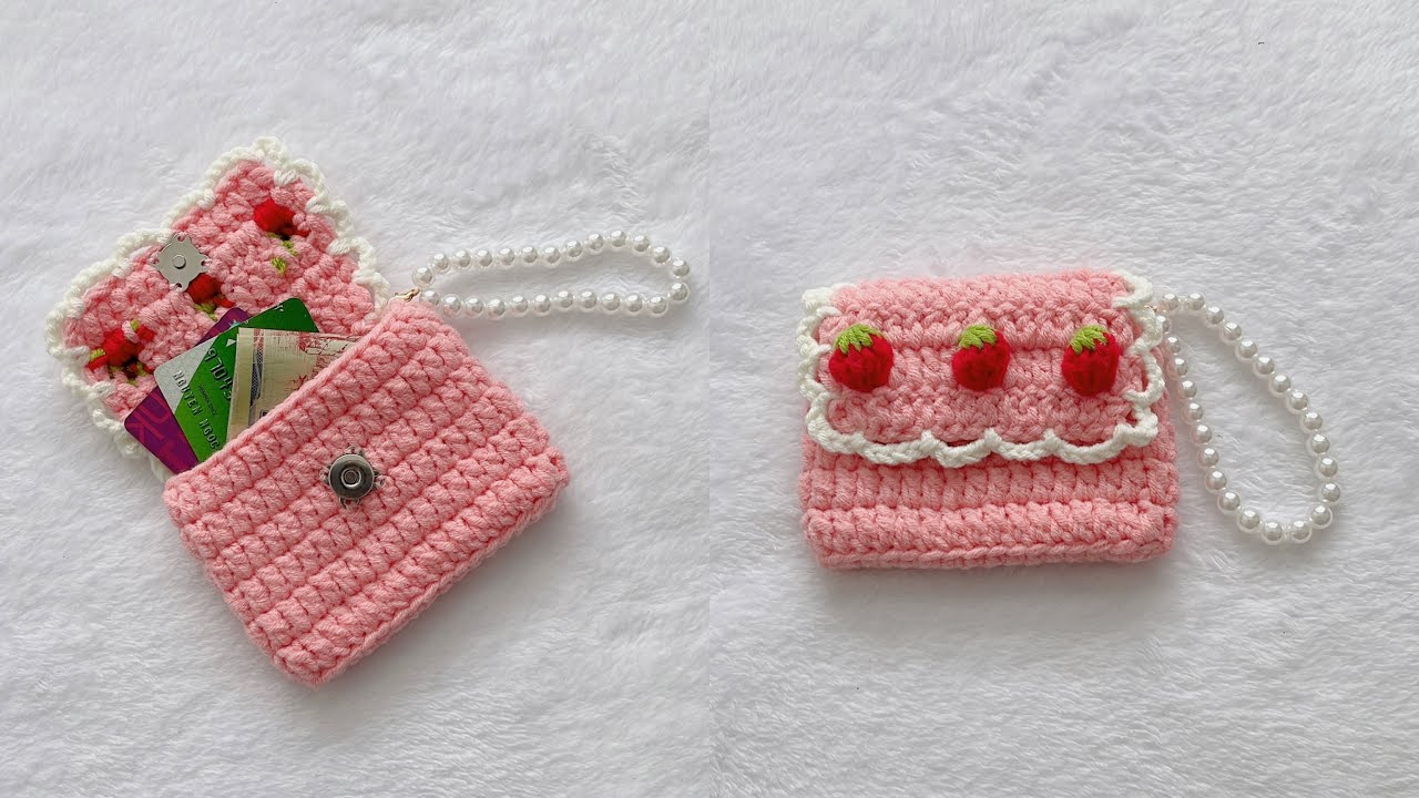 Crochet Wallet | Móc túi mini đựng tiền, đựng thẻ ATM