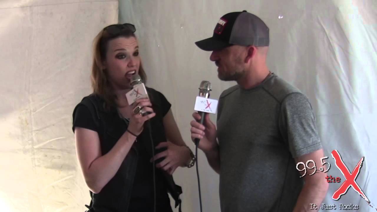 Halestorm Interview - Carolina Rebellion 2015 - 99.5 The X