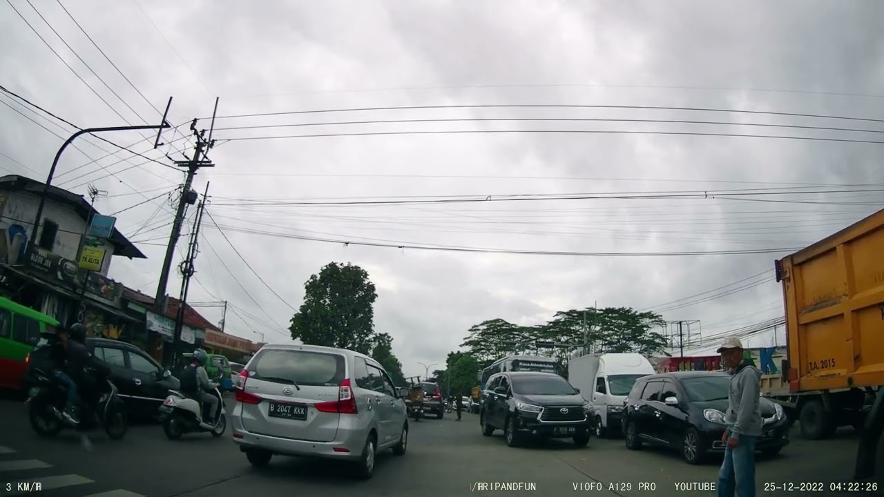 Rute perjalanan dari exit toll Dramaga - Yasmin menuju Villa Bunda Cifor di Bogor     #viofo