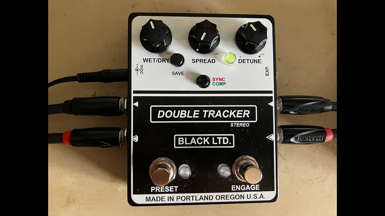Mr Black LTD Double Tracker Stereo - Killing Joke Europe - Strymon Iridium and El Capistan Plugin