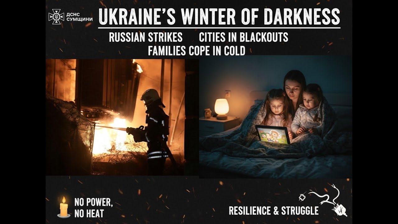 ‘No Reason to Stop Living’: How Ukrainians Survive Blackouts as Russia Targets Power Grid