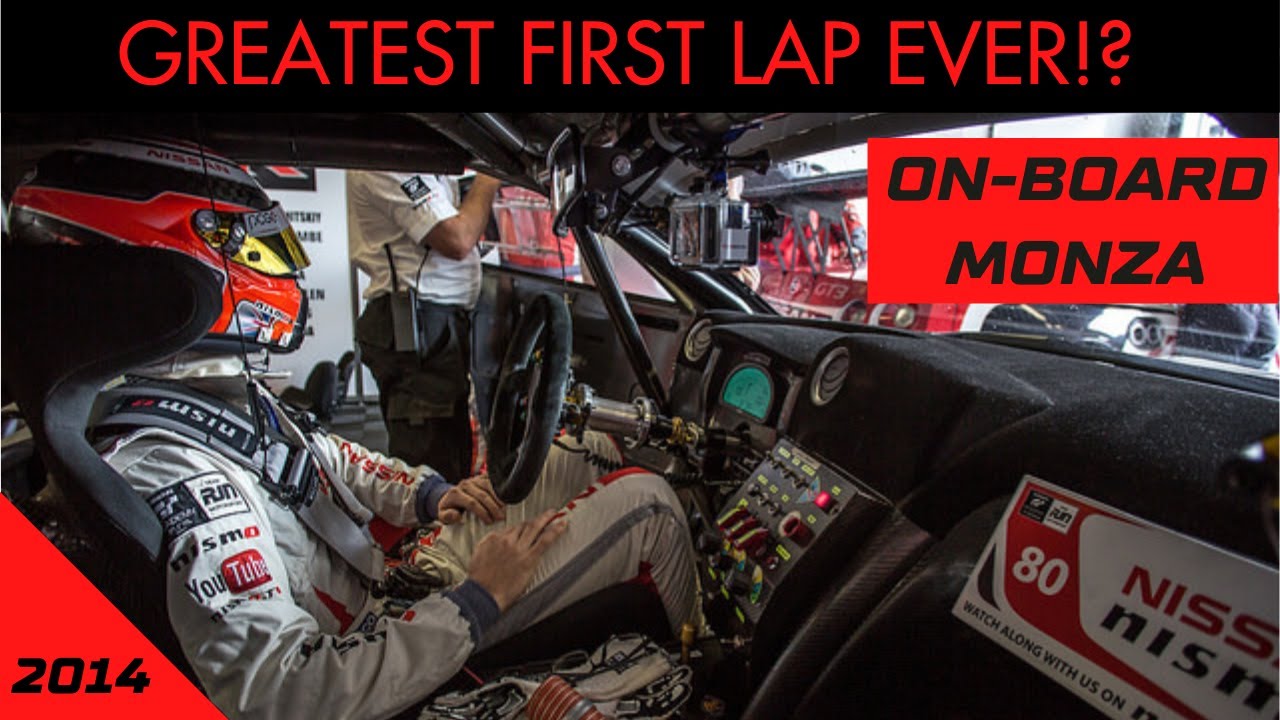 Onboard Alex Buncombe Nissan GTR Nismo GT3 Monza 2014 Start