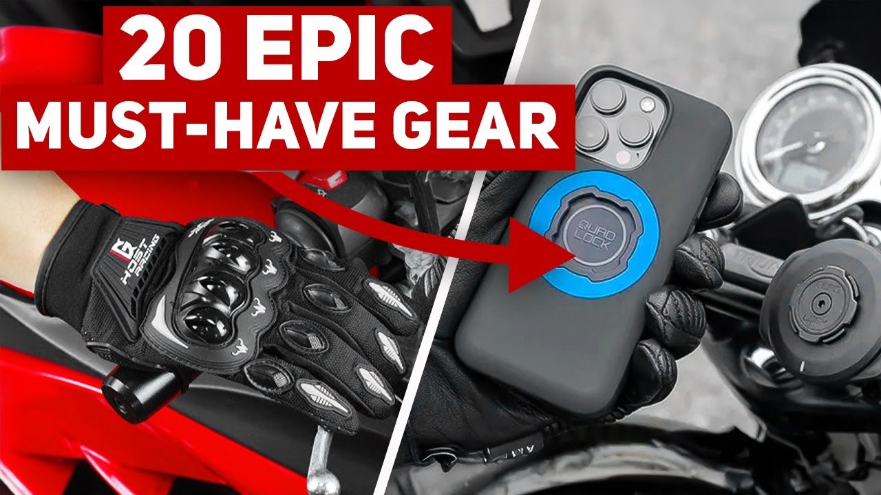 20 EPIC Motorcycle Gear SMART people buy in 2025
