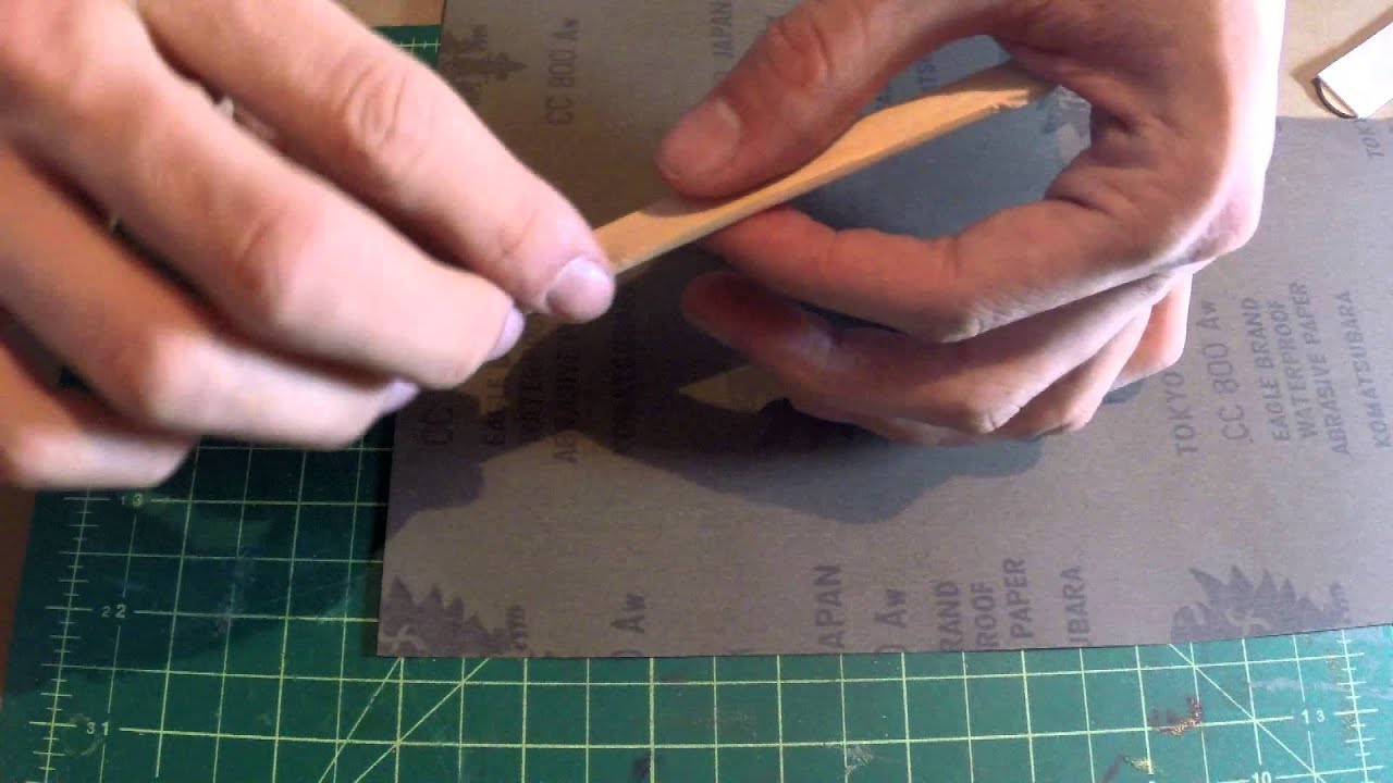 Making Sanding Sticks