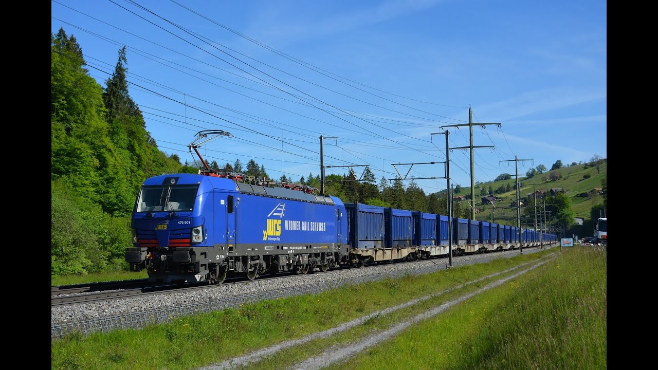 Lötschberg Bahnverkehr am 28.05.21 – 