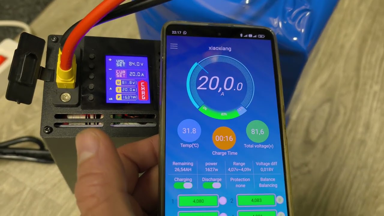 Test rychlonabíječky na elektrokoloběžky