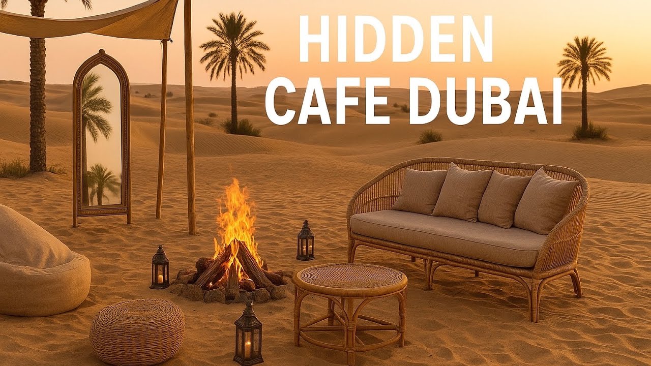 Hidden Cafe Dubai — A Peaceful Spot in the Desert ☕🌴