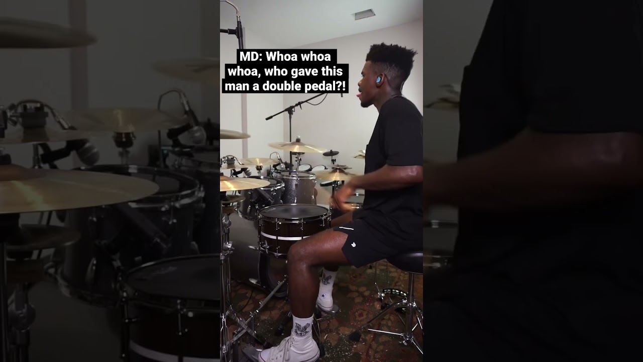 I&rsquo;m definitely getting fired for this one 😬 #shorts #drums #gospel