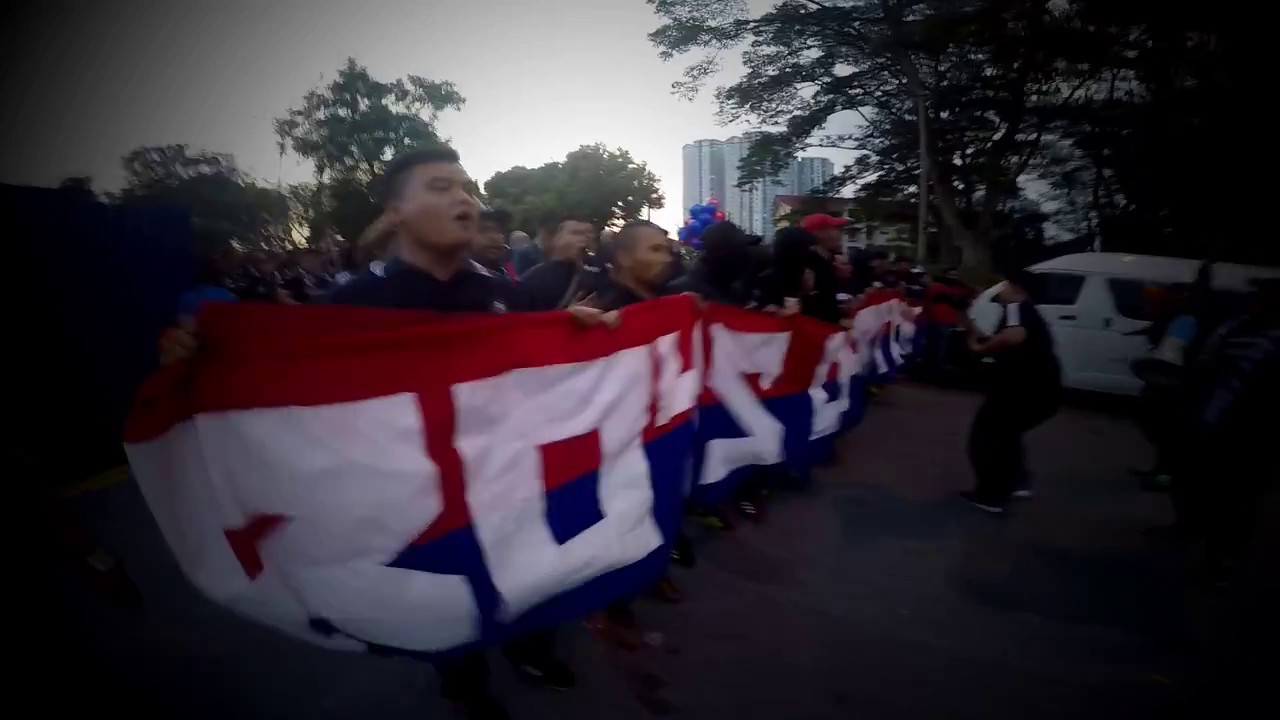 MEGA CORTEO PYROSHOW LAKEN JDT VS PAHANG 23042017