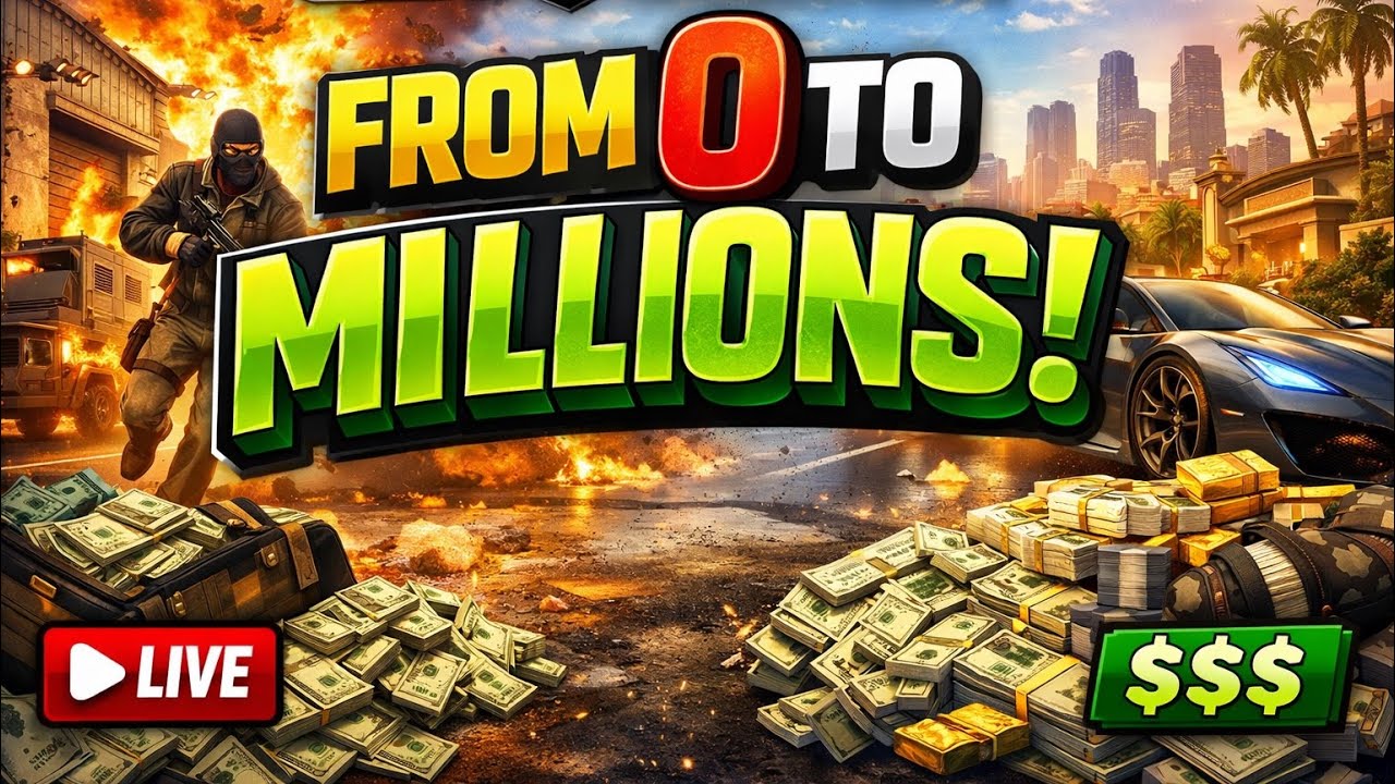 From Zero to Milions in GTA 5 online PS5