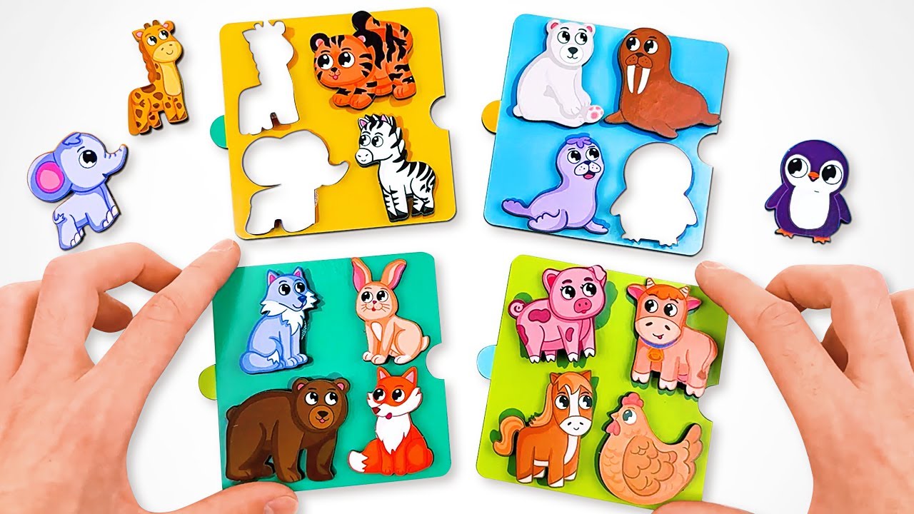 Animal Brain Puzzles for Kids!