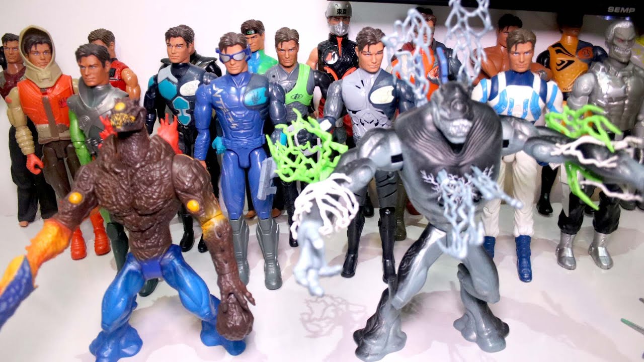 MAX STEEL: UNBOXING DE 20 BONECOS