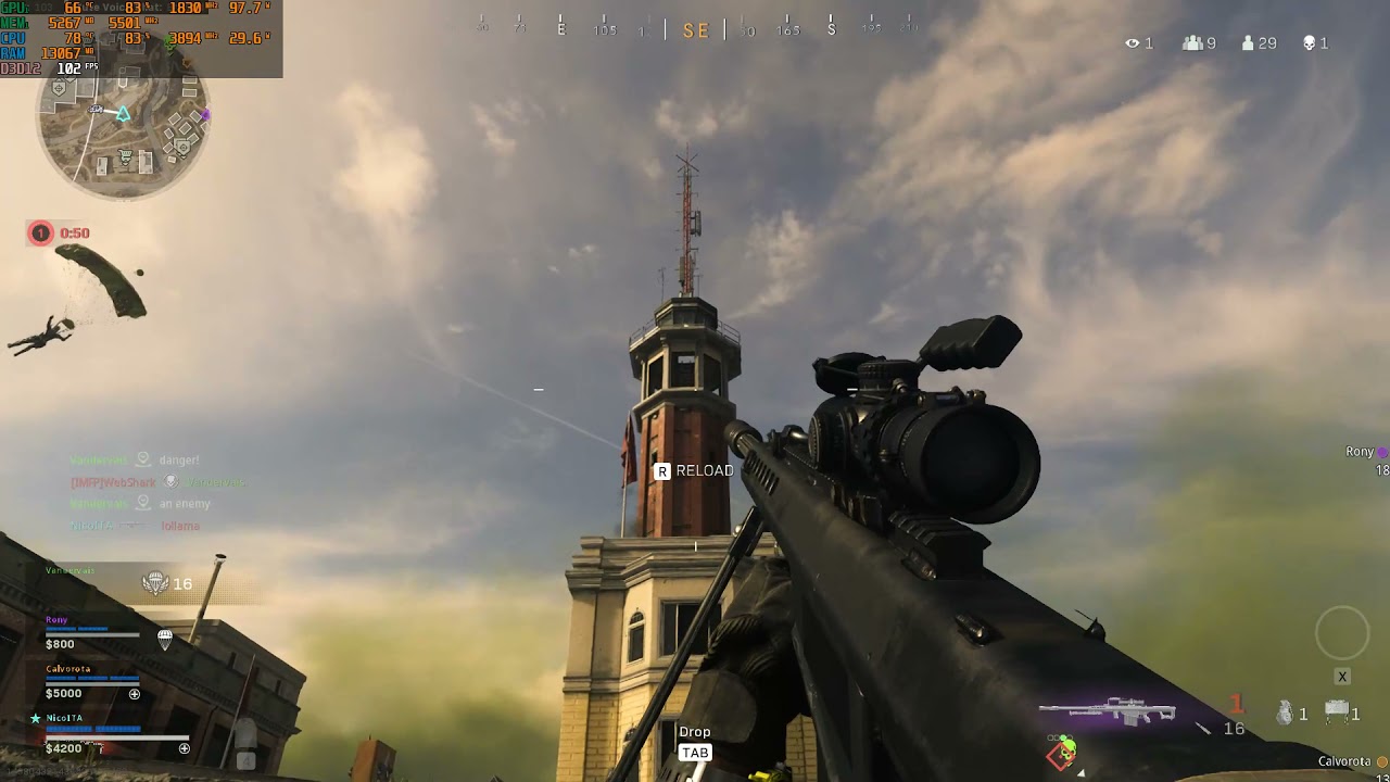 COD Warzone | RTX 2060 Mobile | RTX ON/DLSS | 1080p Max Settings