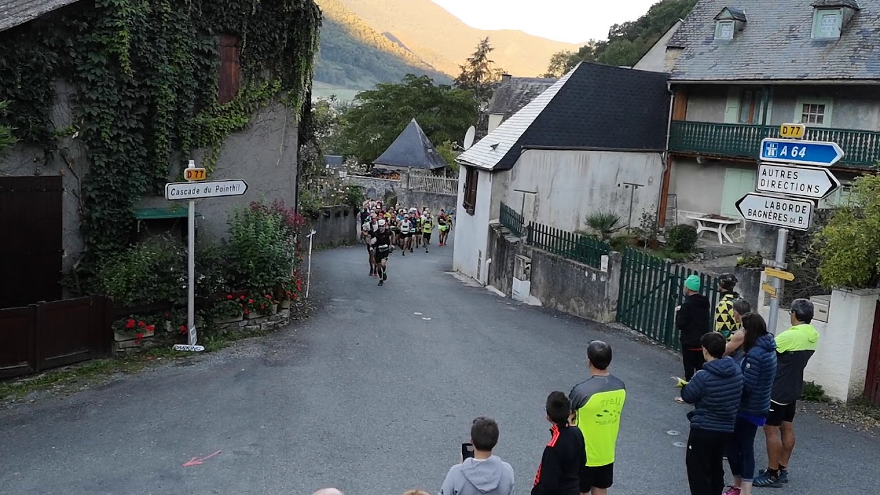 Départ du 36 km  pacte des Loups à Esparros 2018