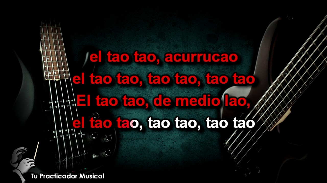 El Tao Tao | pistas norteñas sin 'Bajo/Bass' para practicar | 'Sol/G'