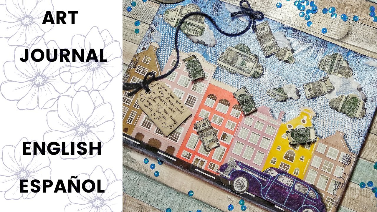 Art Journal collage. &iexcl;Intenta algo nuevo! Try something new!