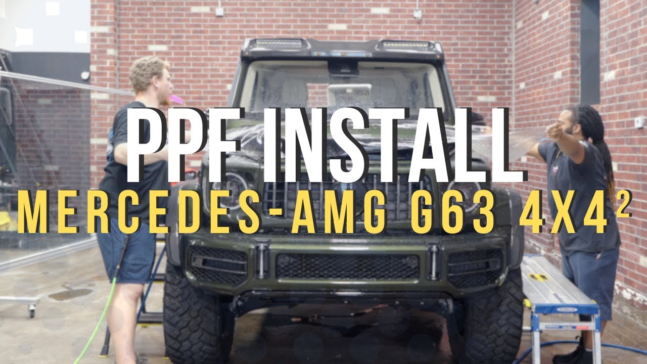 Mercedes AMG G63 4x4² Paint Protection Film Install | Houston Paint Protection