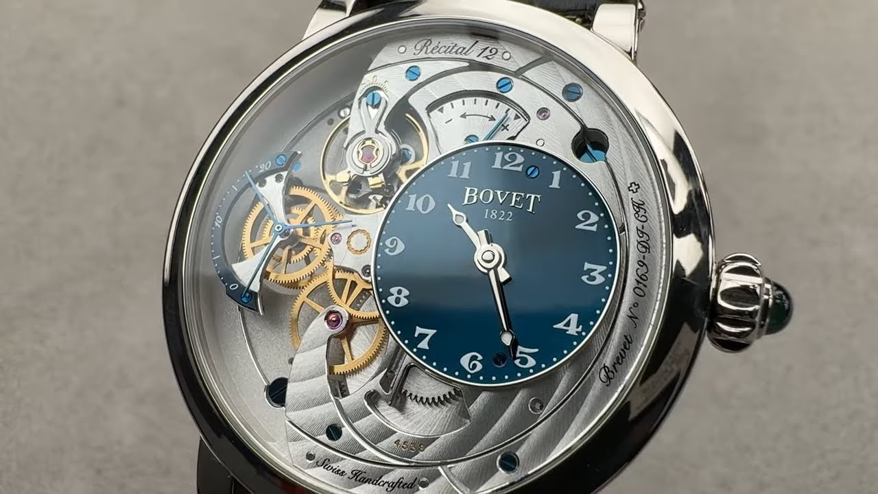 Bovet Dimier Recital 12 Limited Edition R120008-06 Limited Edition 006/100 Bovet Watch Review