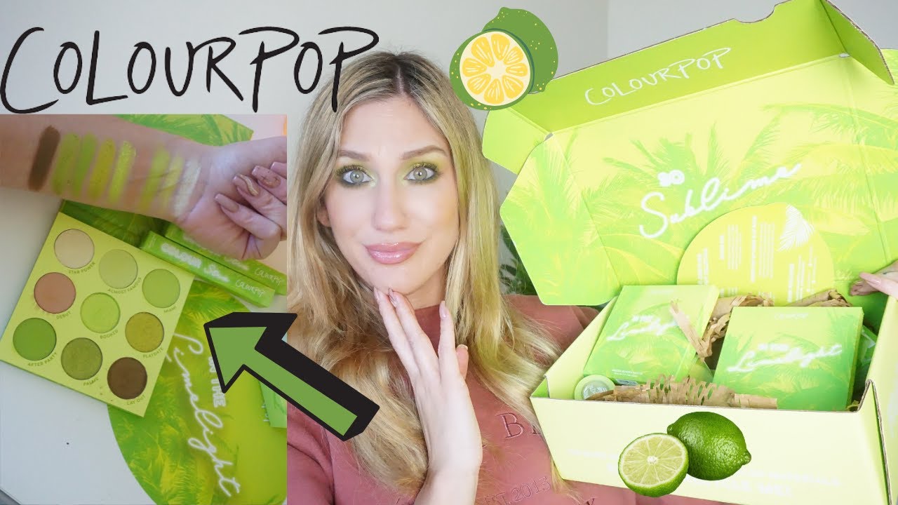 FIRST LOOK: COLOURPOP IN THE LIMELIGHT COLLECTION // SWATCHES + DEMO