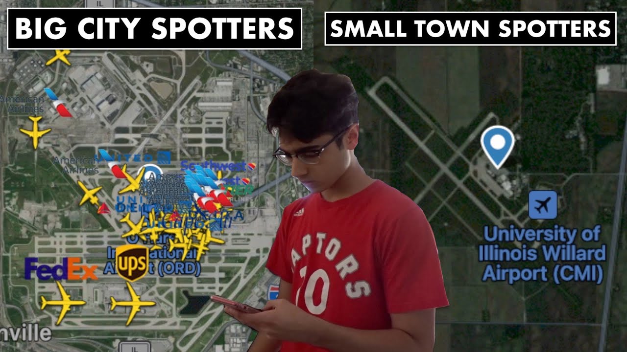 BIG CITY PLANESPOTTERS vs. SMALL TOWN PLANESPOTTERS: A Skit