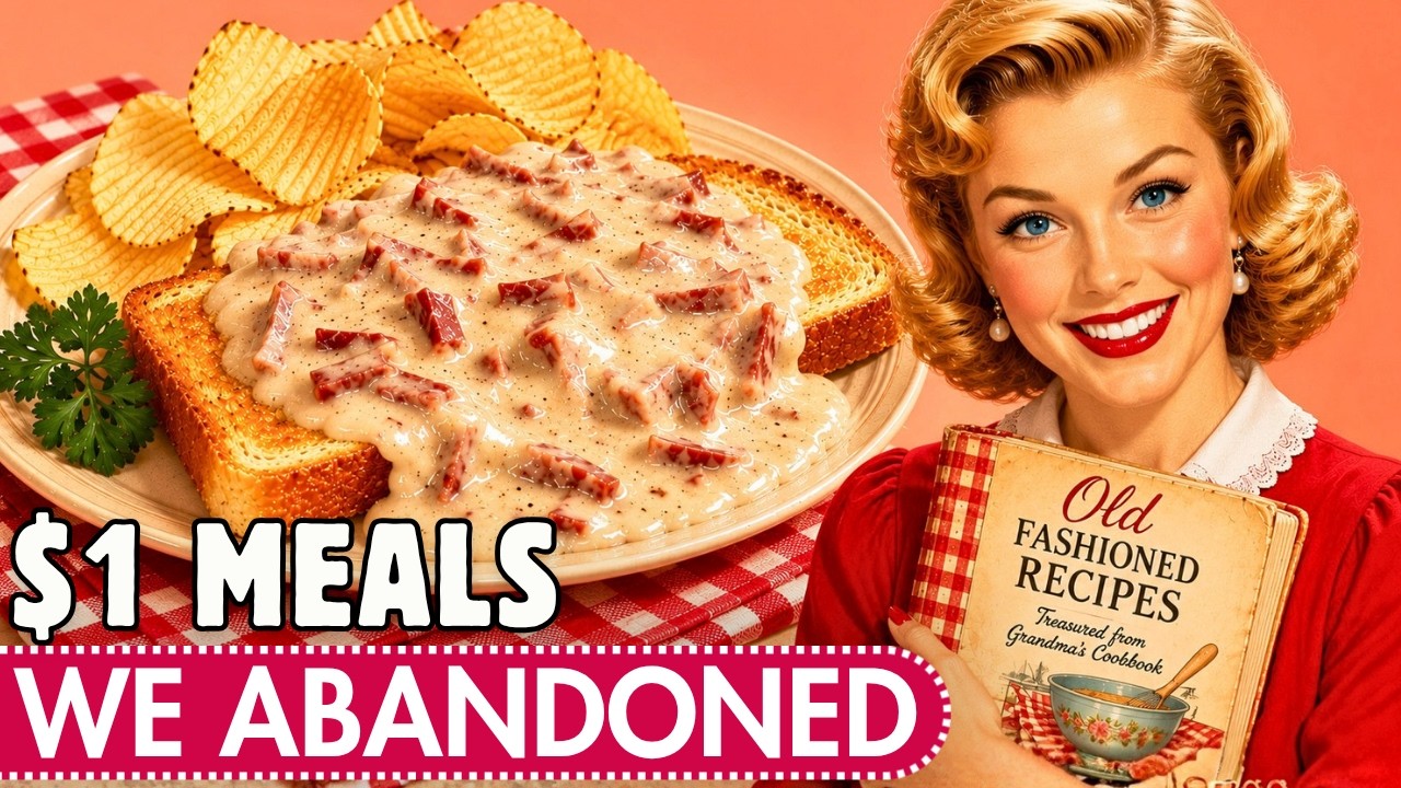 30 Forgotten $1 Meals You Could Only Find In Old Cookbooks!